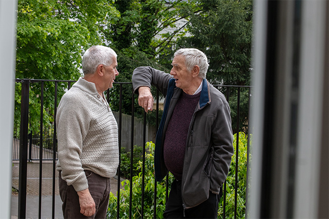 Residents Chatting