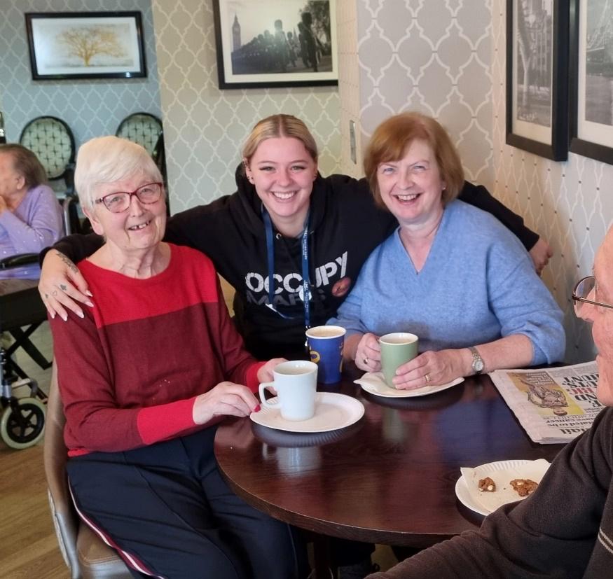 staff-member-and-residents-for-coffee-morning