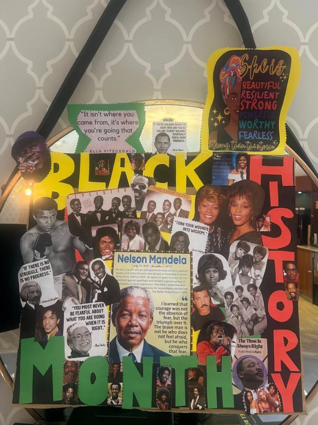 collage of black history month