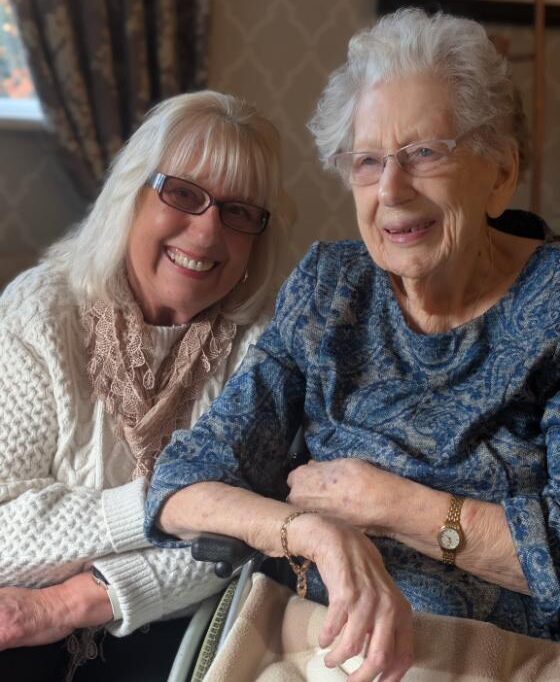 relative and resident of nursing home