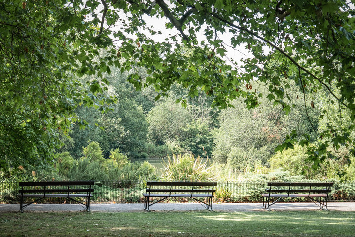 benches in south london
