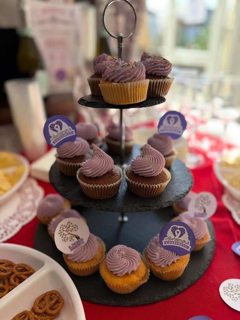 cakes on a stand