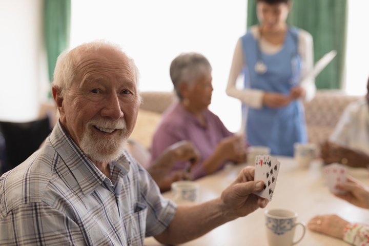 residents playing games